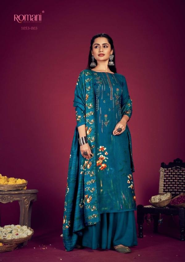 Romani Jhalak Premium Pashmina Designer Dress Material Collection 